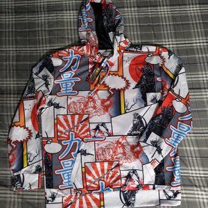 Mens XL Fresh Prints by Drill Clothing Anime Hoodie Sweatshirt